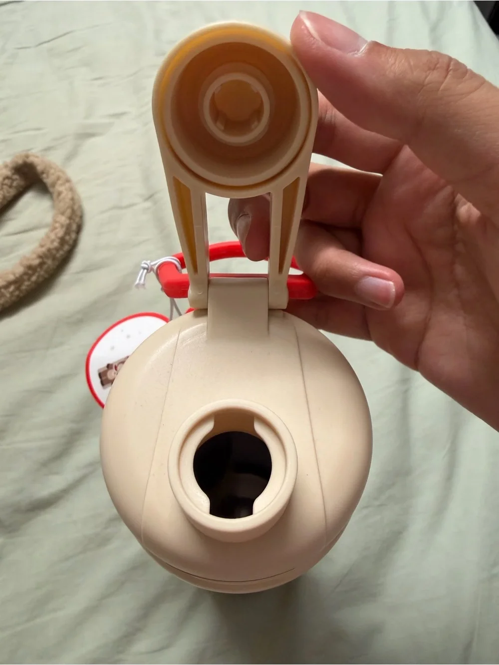 Starbucks Limited Edition Plush Reindeer Bottle Holder and Water Bottle